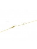 Line of diamonds necklace in 18 K gold