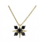 Diamond necklace in yellow gold - 18 K gold: 2.15 Gr