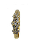 Diamond ring in yellow gold - 18 K gold: 3.81 Gr