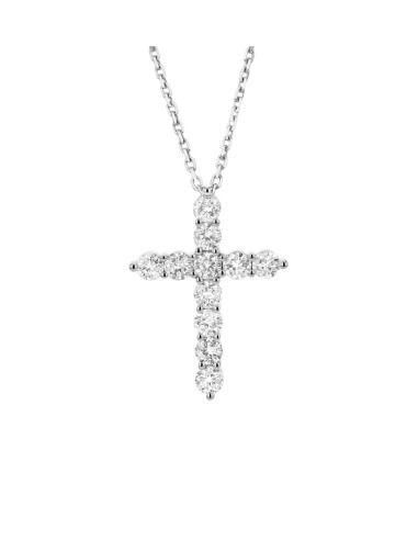 Pendentif croix diamant 1 CT