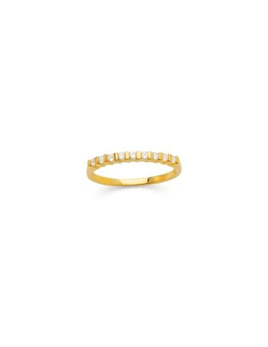 copy of Diamond wedding ring in white gold - 18 K gold: 2.00 Gr