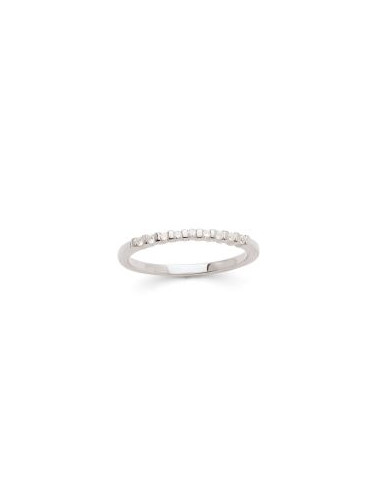 copy of Diamond wedding ring in white gold - 18 K gold: 2.00 Gr